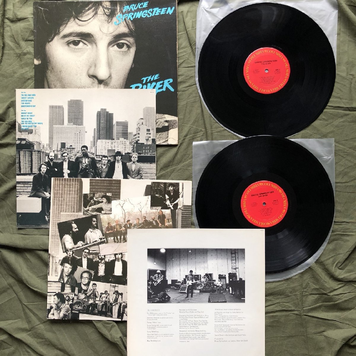 1980年 米国盤 オリジナルリリース盤 ブルース・スプリングスティーン Bruce Springsteen 2枚組LPレコード ザ・リバー The River_画像5