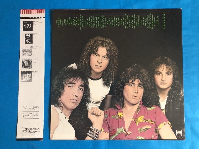 美盤 美ジャケ ほぼ新品 Y&T 1981年 LPレコード アースシェイカー Earthshaker 美帯付 ほぼ新品 国内盤 Hard rock / Heavy metal_画像2