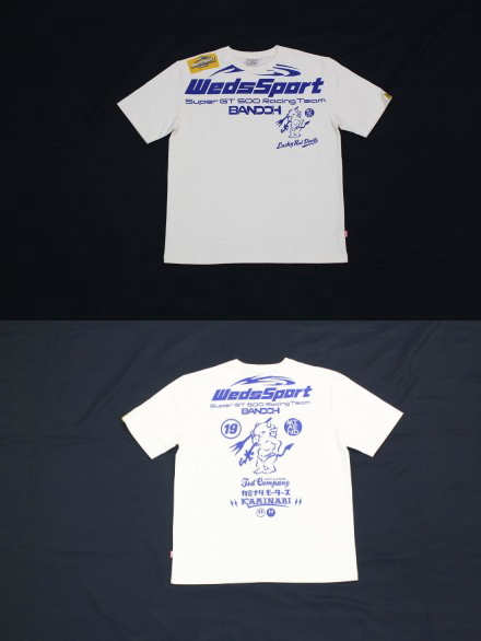 送料無料 ウェッズ WedsSport BANDOH TATOO Tシャツ 22 [ホワイト] XL (46) [着丈:70 身幅:59 肩幅:54 袖丈:25(cm)] No.00WSBT-01W-XXL_画像1