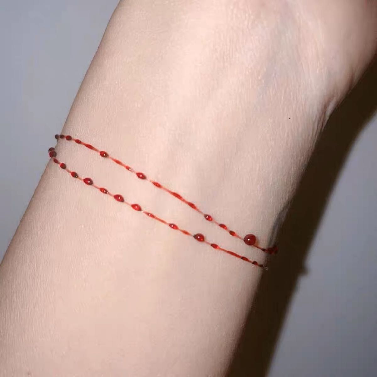 double blood bracelet 925 silver 血滴ブレスレット 925 シルバー