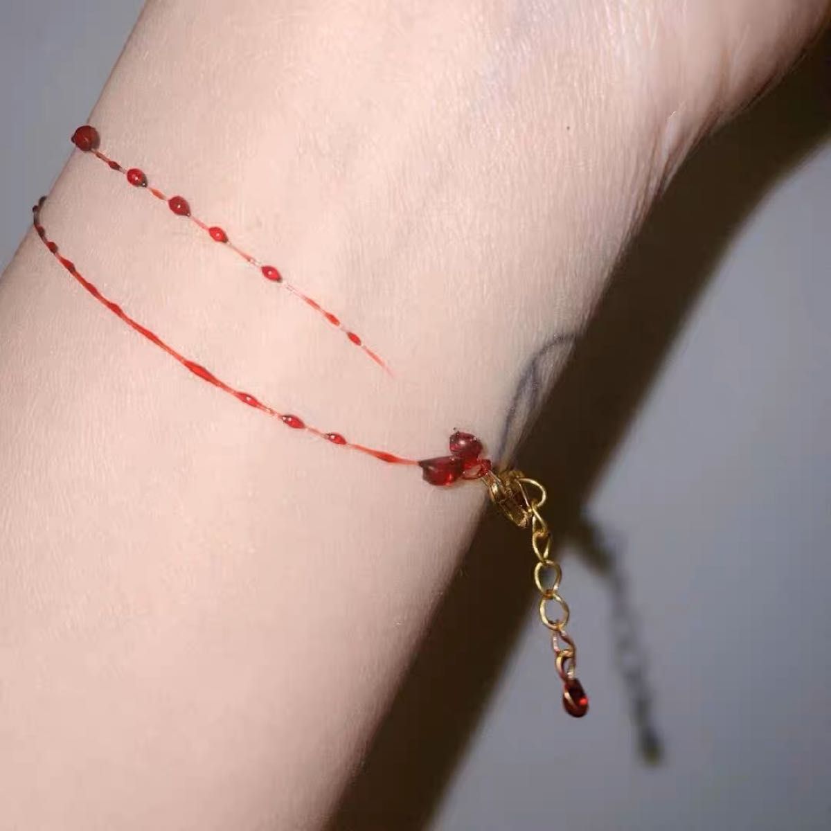 double blood bracelet 925 silver 血滴ブレスレット 925 シルバー