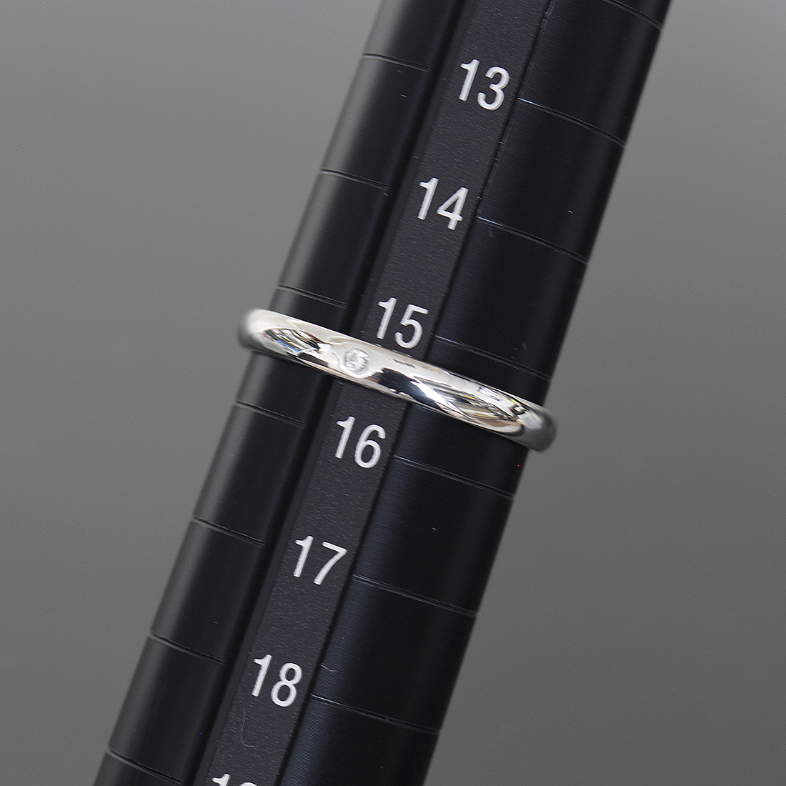 カルティエ Cartier ダイヤ リング 15.5号 pt950 大きめ 指輪○2.5mm幅