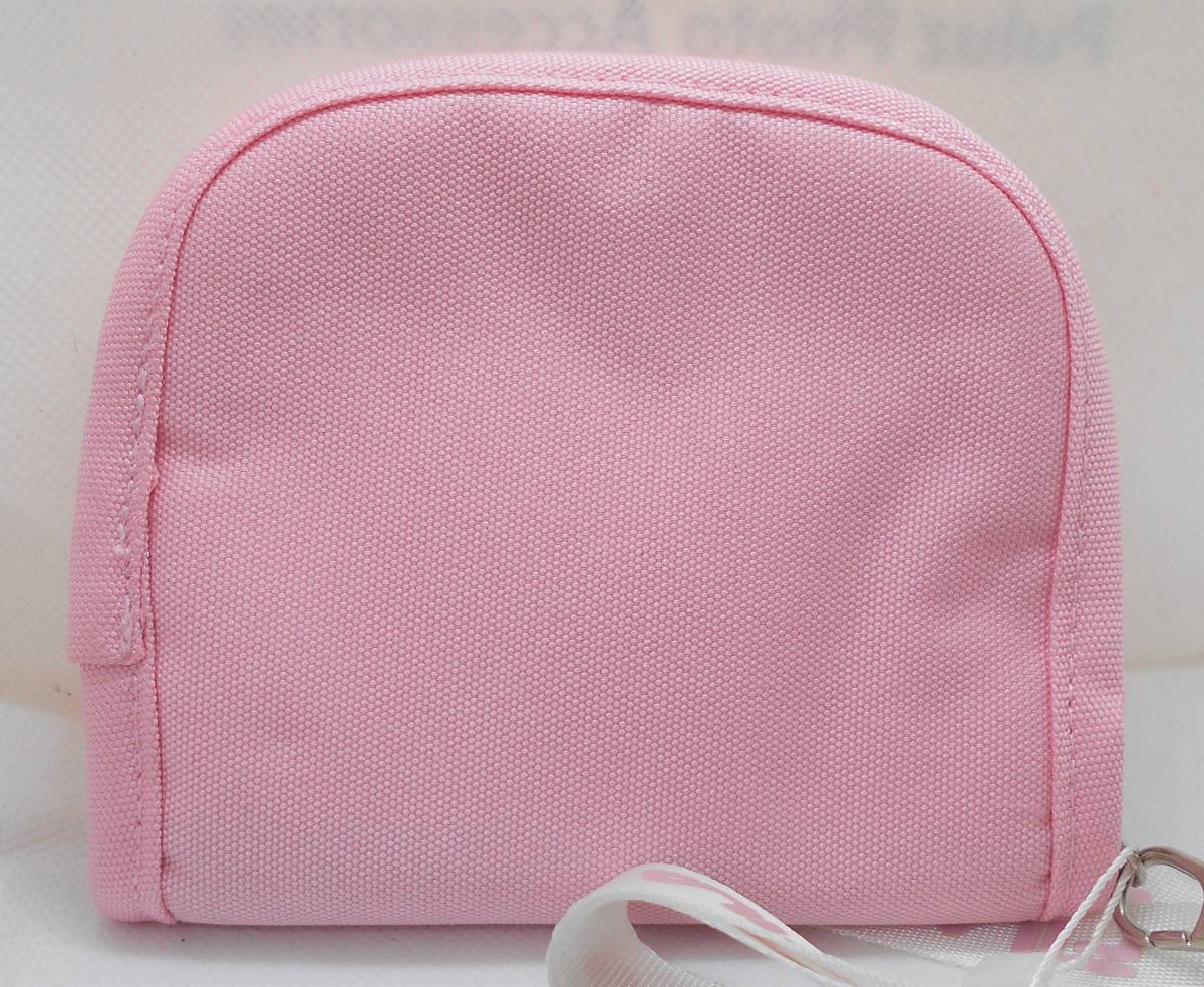 [ new goods ]FILA round wallet folding twice purse pink with strap men's lady's Kids 