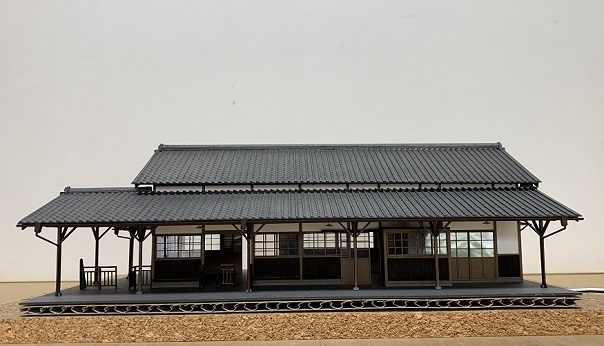 紙製 駅舎模型 1/80 基本タイプ( 旧国鉄 「駅舎三号型」の間取り) 紙製 駅舎模型 1/80 基本タイプ( 旧国鉄 「駅舎三号型」の間取り)