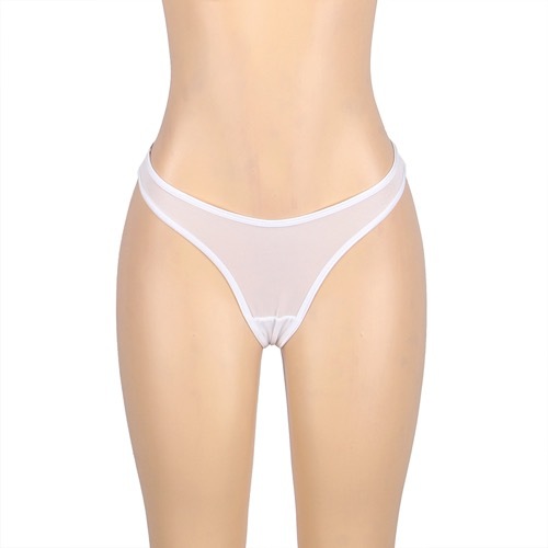 5196-4 garter belt large size M-5XL white shorts set sexy Ran Jerry underwear 