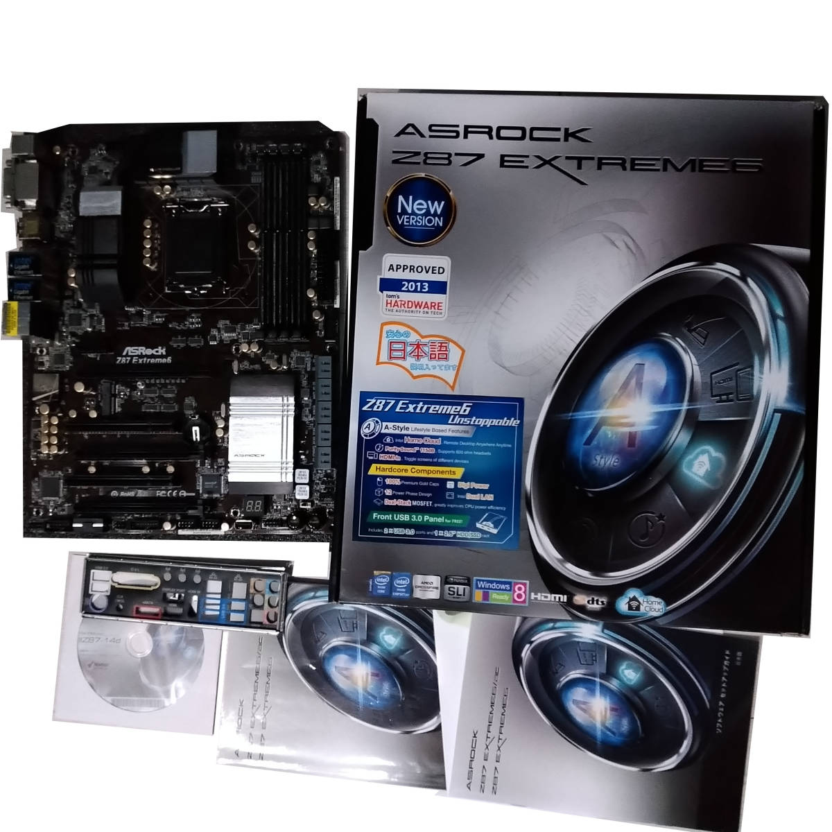 ASRock Z87 Extreme6 LGA1150 + Win10Homeデジタルライセンス ASRock Z87 Extreme6 LGA1150 + Win10Homeデジタルライセンス