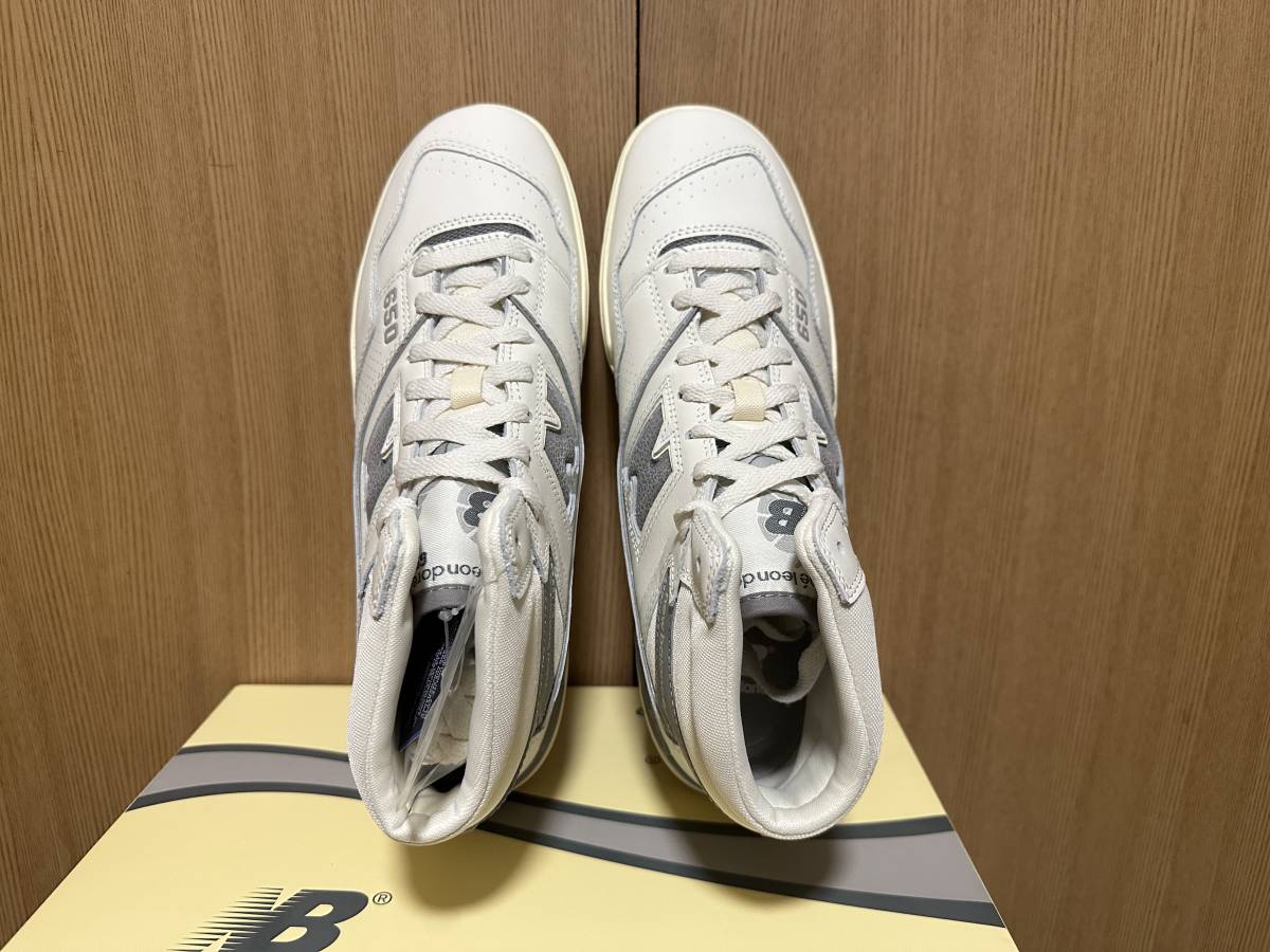 送料無料 正規 New balance BB650 × Aime Leon Dore 27.5cm ニューバランス 650 RA1 エメ レオン ドレ white grey コラボ_画像5