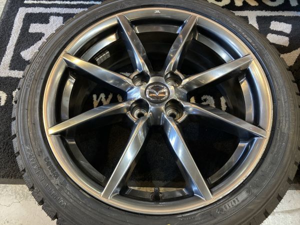 ◇1000円~!! 冬用SET!! マツダ ND ロードスター 純正 17×7J+45 100/4H