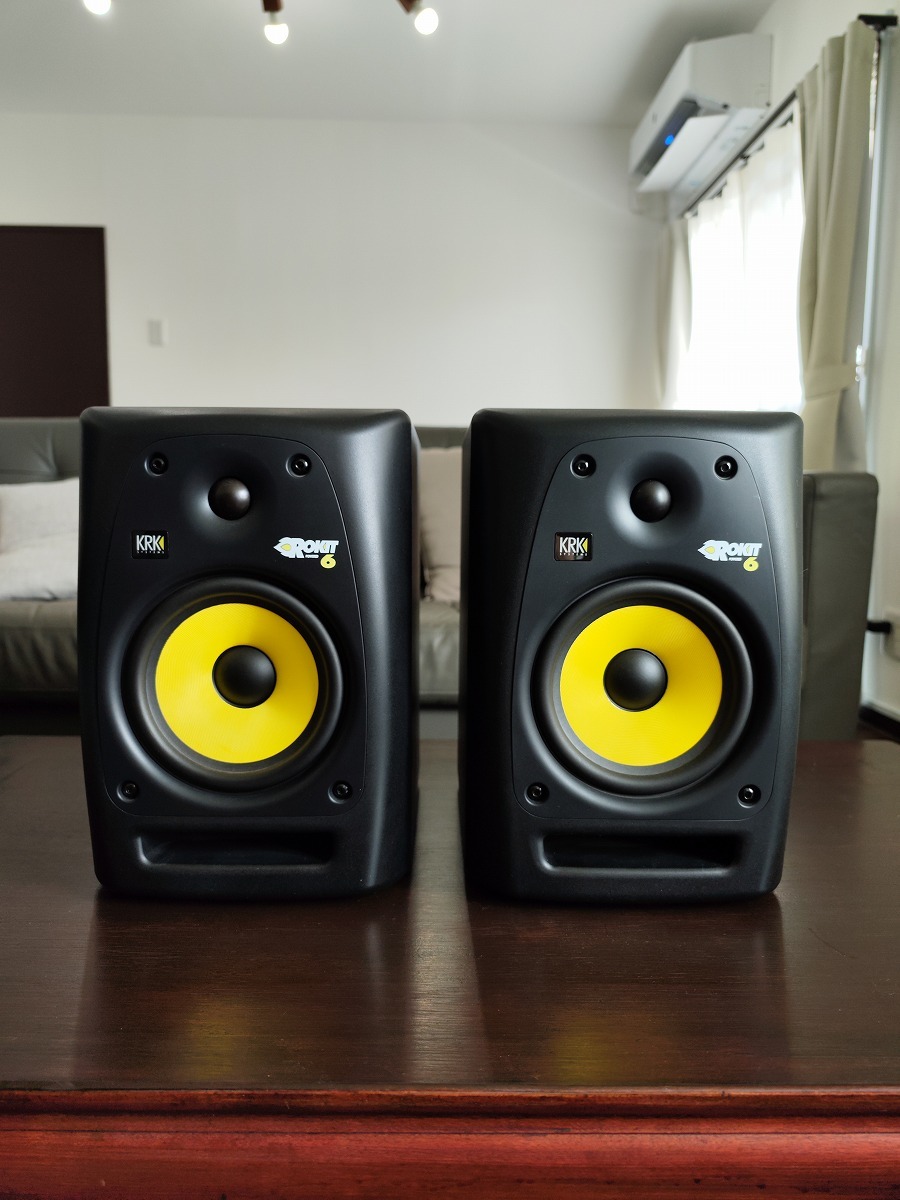 KRK ROKIT 6 RPG2 パワードモニタースピーカー ペア 音出し確認済み