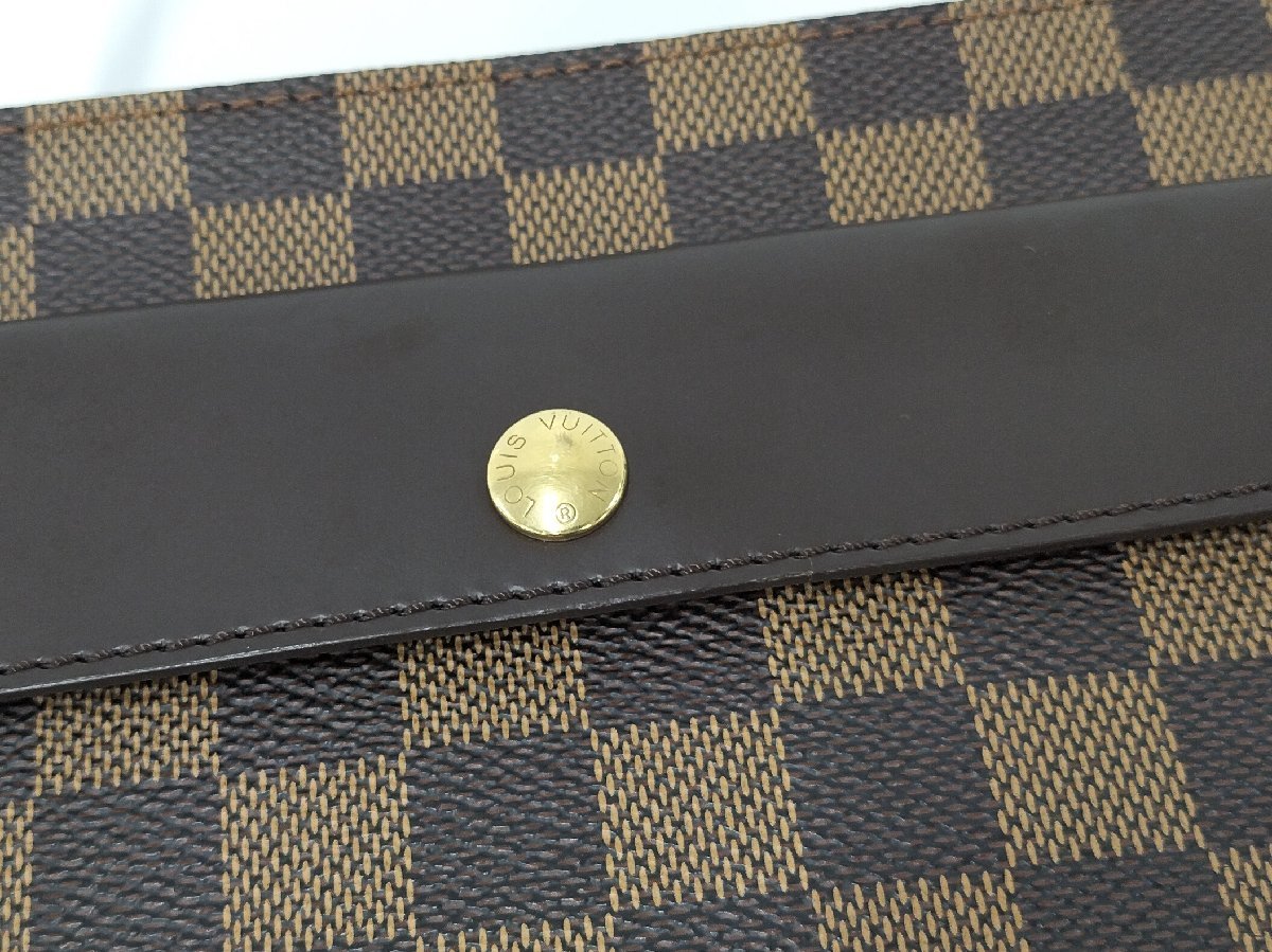 ●ルイヴィトン LOUIS VUITTON オバーニュ ワンショルダーバッグ ダミエ エベヌ N51129 [Jコレ] 188M/aa_画像6