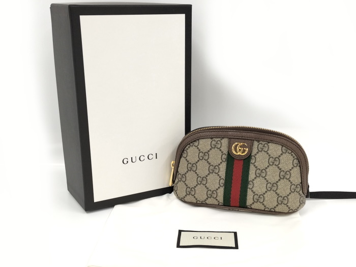 GUCCI オフィディア ポシェットコスメティック GGスプリーム シェリー
