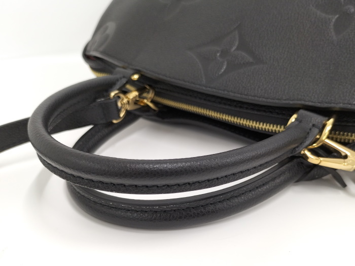 【中古】LOUIS VUITTON グラン パレMM 2WAY バッグ モノグラムアンプラント レザー ブラック M45811_画像6