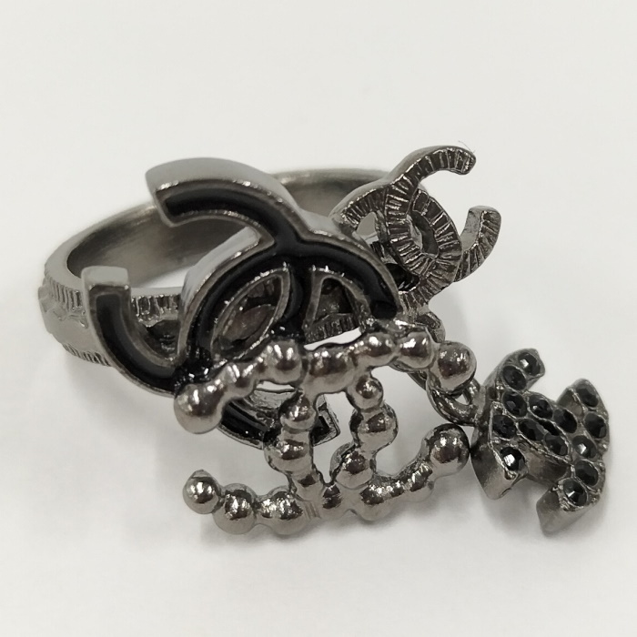 売り切り御免!】 【中古】CHANEL 10A 約12.5号 リング メッキ