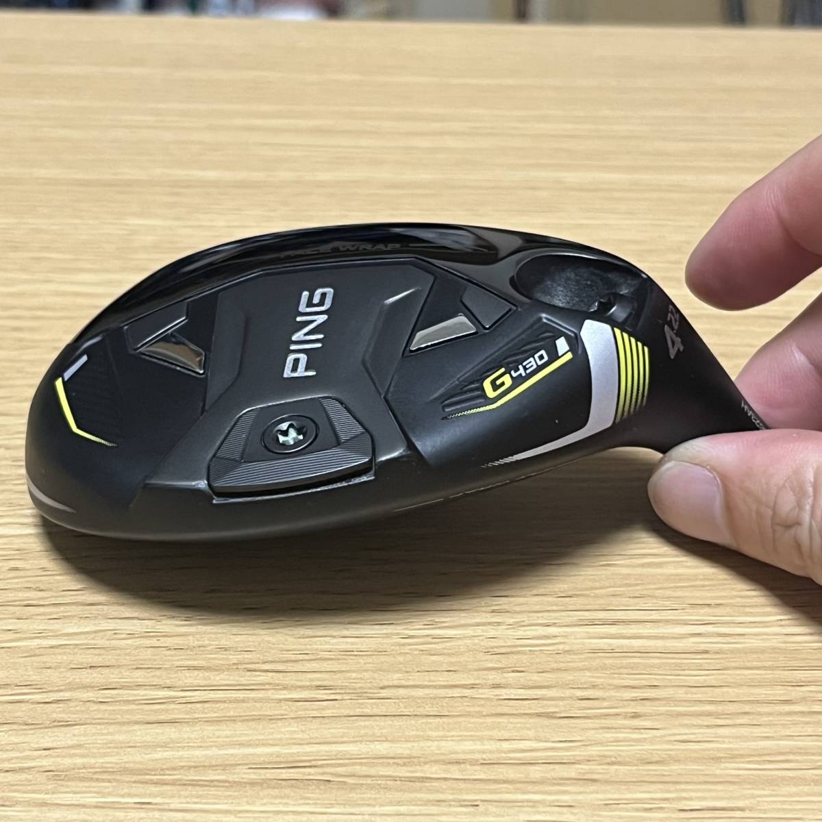 送料無料 美品】 PING G430 4U 4H 22° ヘッド カバー ハイブリッド