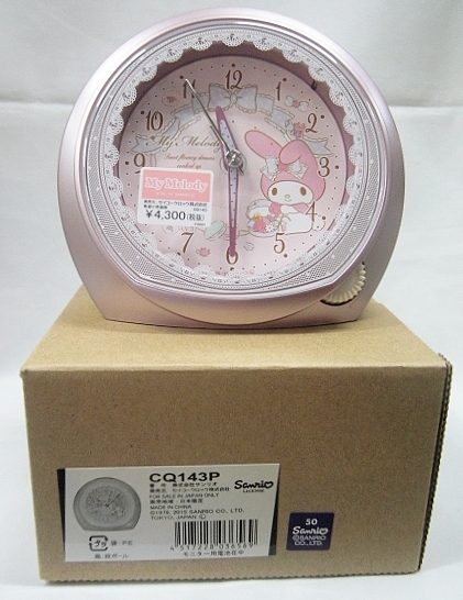 ヤフオク 未使用 Seiko マイ メロディ目覚まし時計 Cq143p