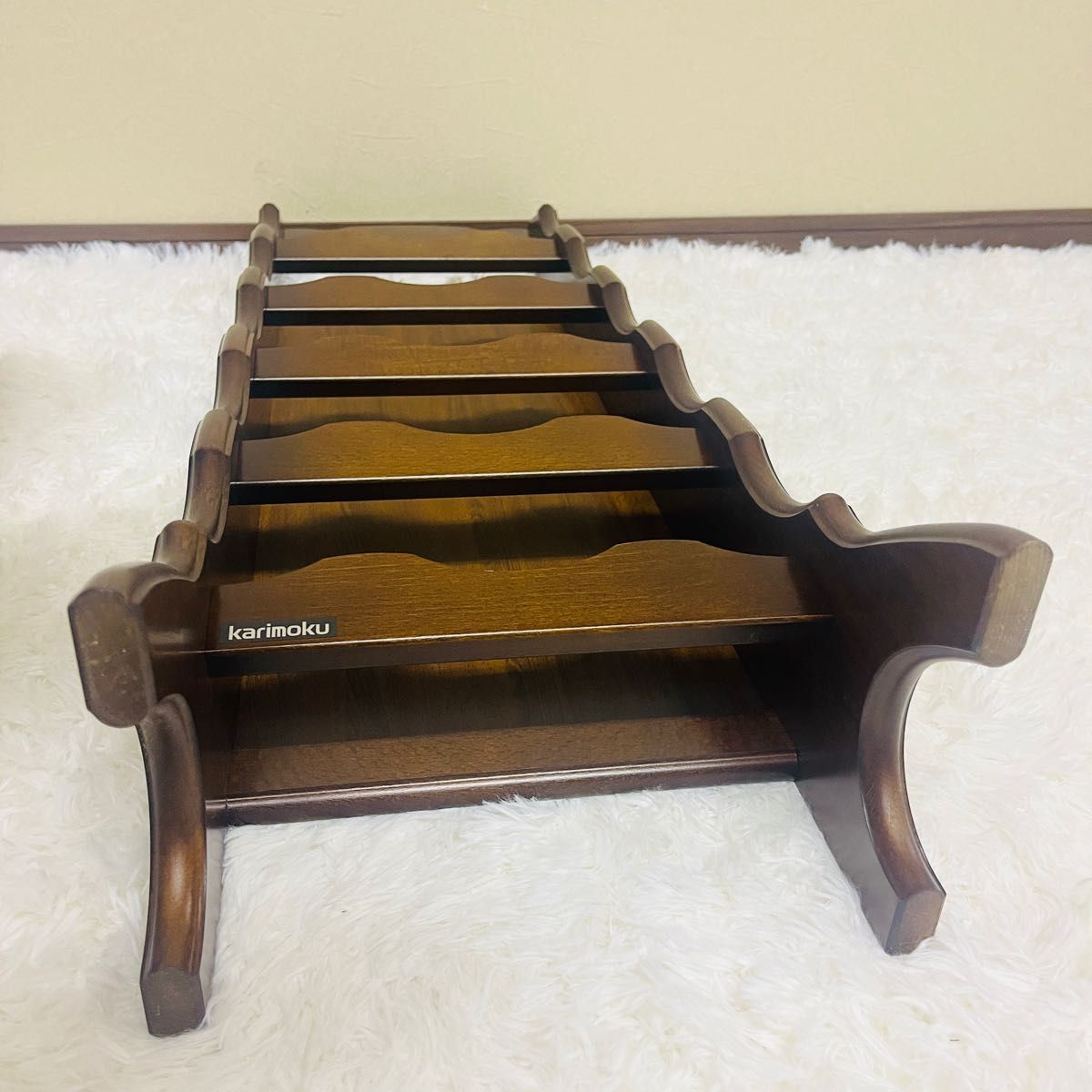 美品】カリモク karimoku スリッパラック アンティーク レトロ