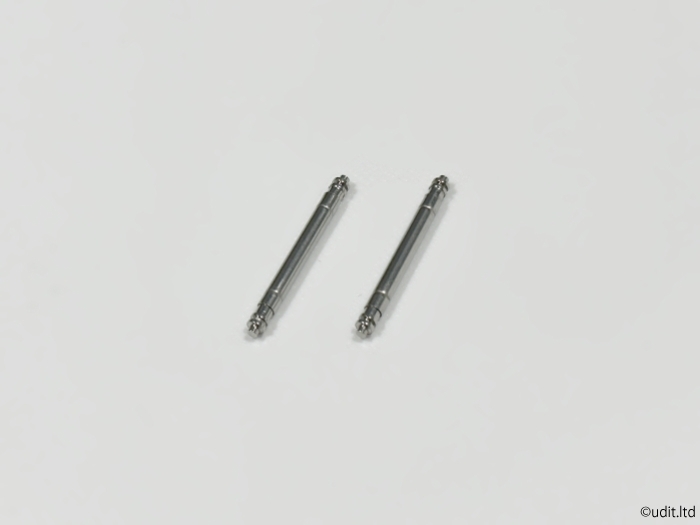 ラグ幅：20mm用 汎用 φ2mm 高品質 ばね棒 2本セット バネ棒 2mm_汎用 高品質 2mm ばね棒