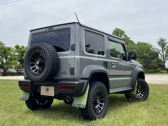 New ジムニーシエラ(JB74)専用マッドフラップ ライトオリーブ