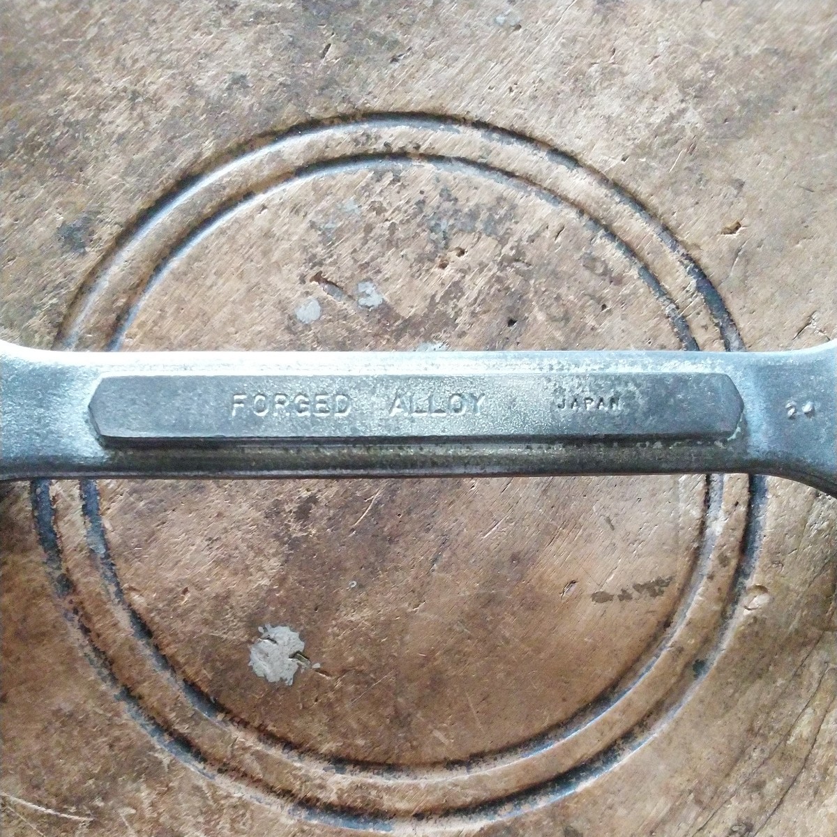  Nissan diesel NISSAN DIESEL loaded tool maintenance for tool both . wrench size inscription 22-24mm. total length 221.7mm. back surface .24 Gloria gloria