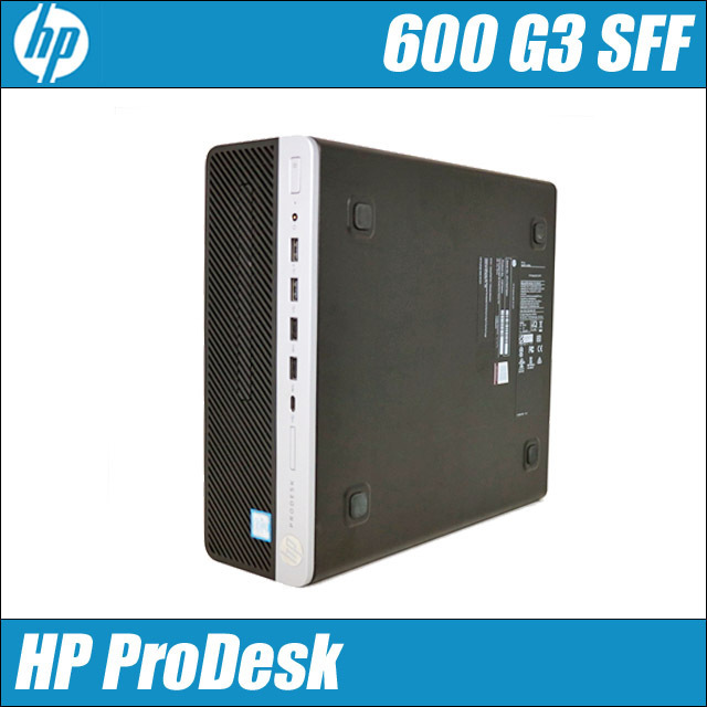 HP ProDesk 600 G3 SFF | 中古デスクトップパソコン Windows11またはWindows10 Core i7 第6世代 メモリ8GB 新品SSD256GB DVDドライブ内蔵