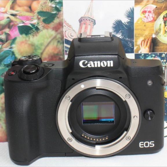 近遠対応の万能レンズ&予備バッテリー付Canon EOS kiss M