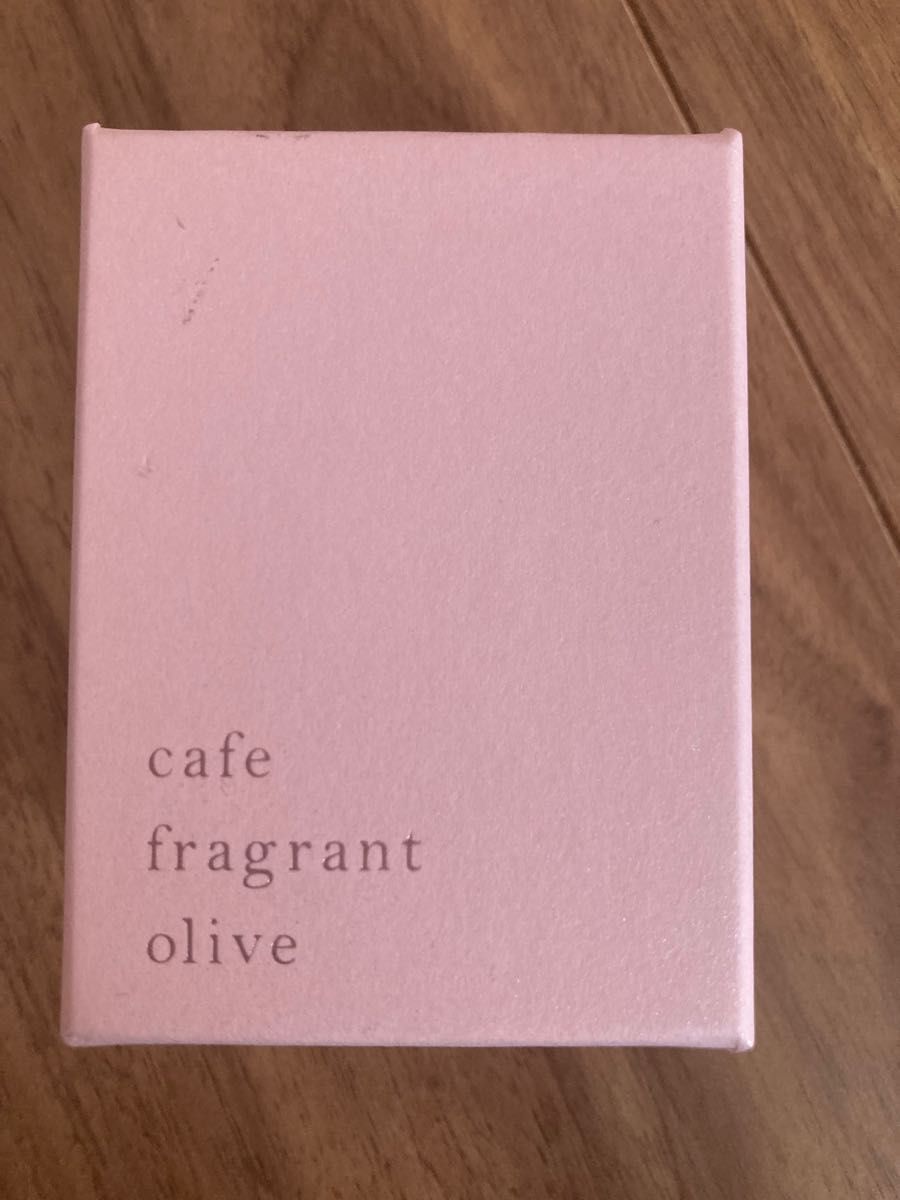 ☆未使用☆ Cafe Fragrant Olive アメジスト セカンドピアス 18K ゴールド カラーストーン 