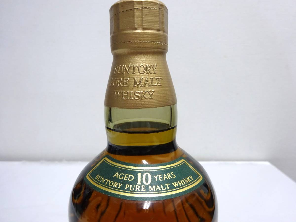 サントリー 山崎 10年 ピュアモルト 750ml 40% グリーンラベル 未開栓