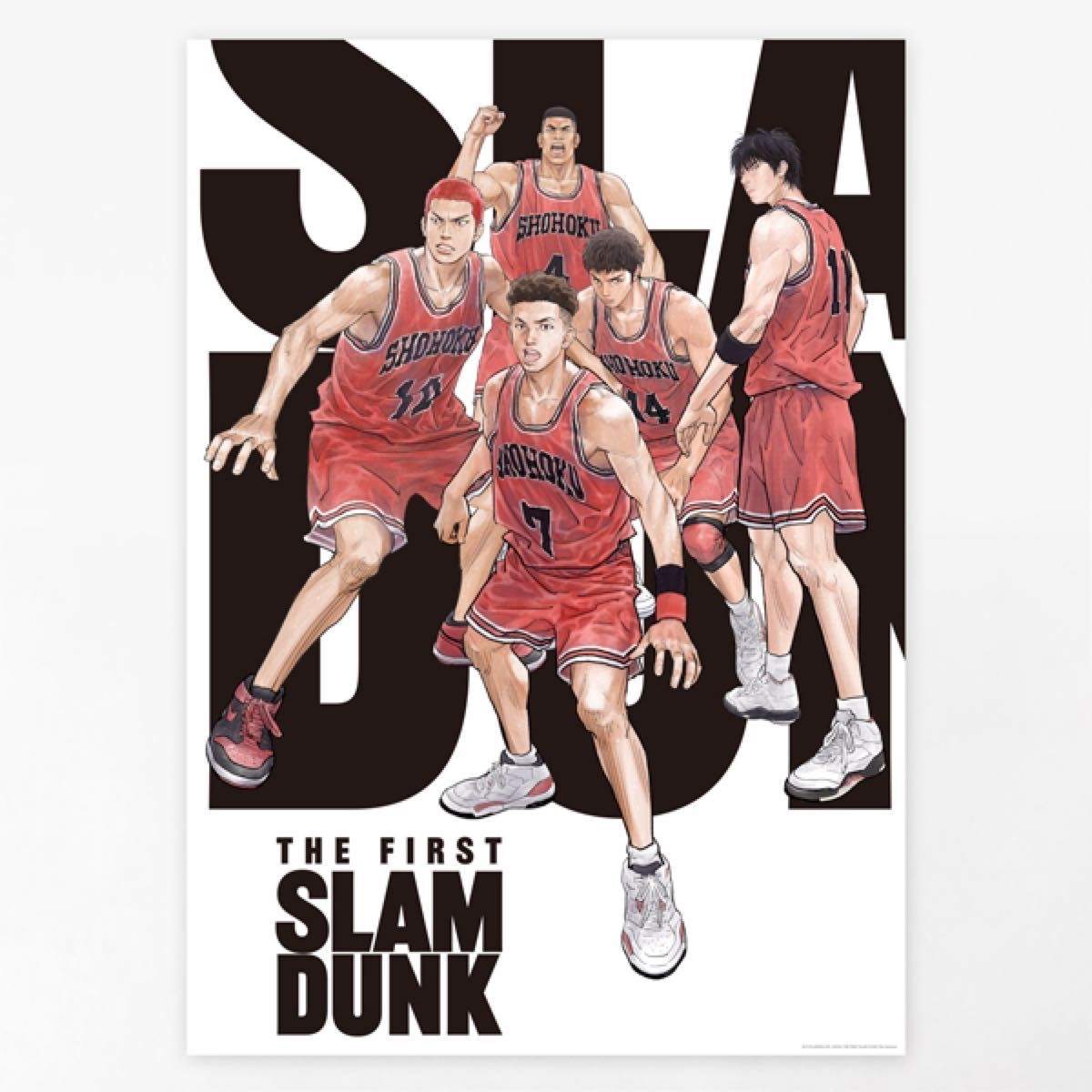 THE FIRST SLAM DUNK缶バッジ 湘北5人セット② 桜木花道 流川楓 宮城リョータ 三井寿 赤木剛憲