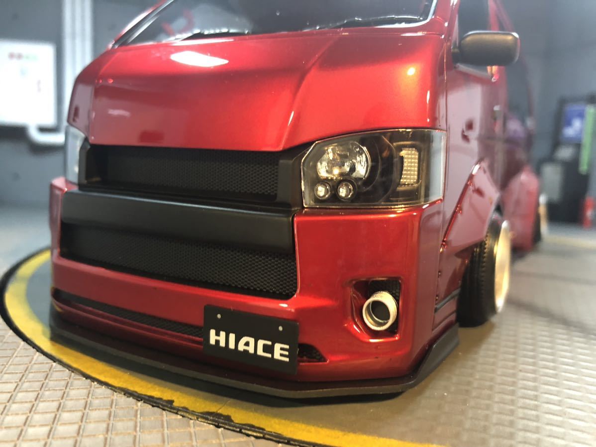 1/18 IGモデル ハイエース竹槍マフラー 街道レーサーカスタム CR88
