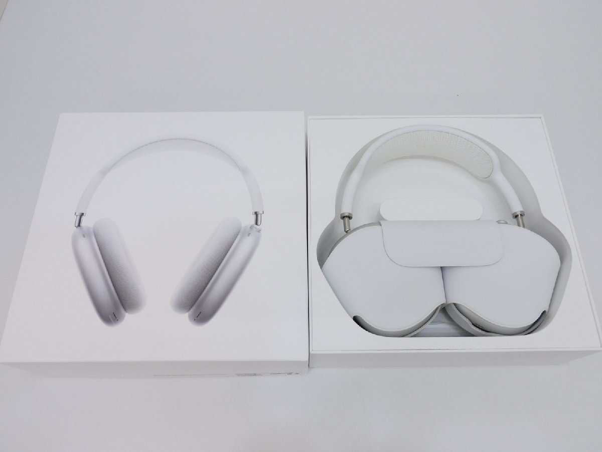 美品】 Apple AirPods Max MGYJ3J/A A2096 シルバー ノイズキャンセ