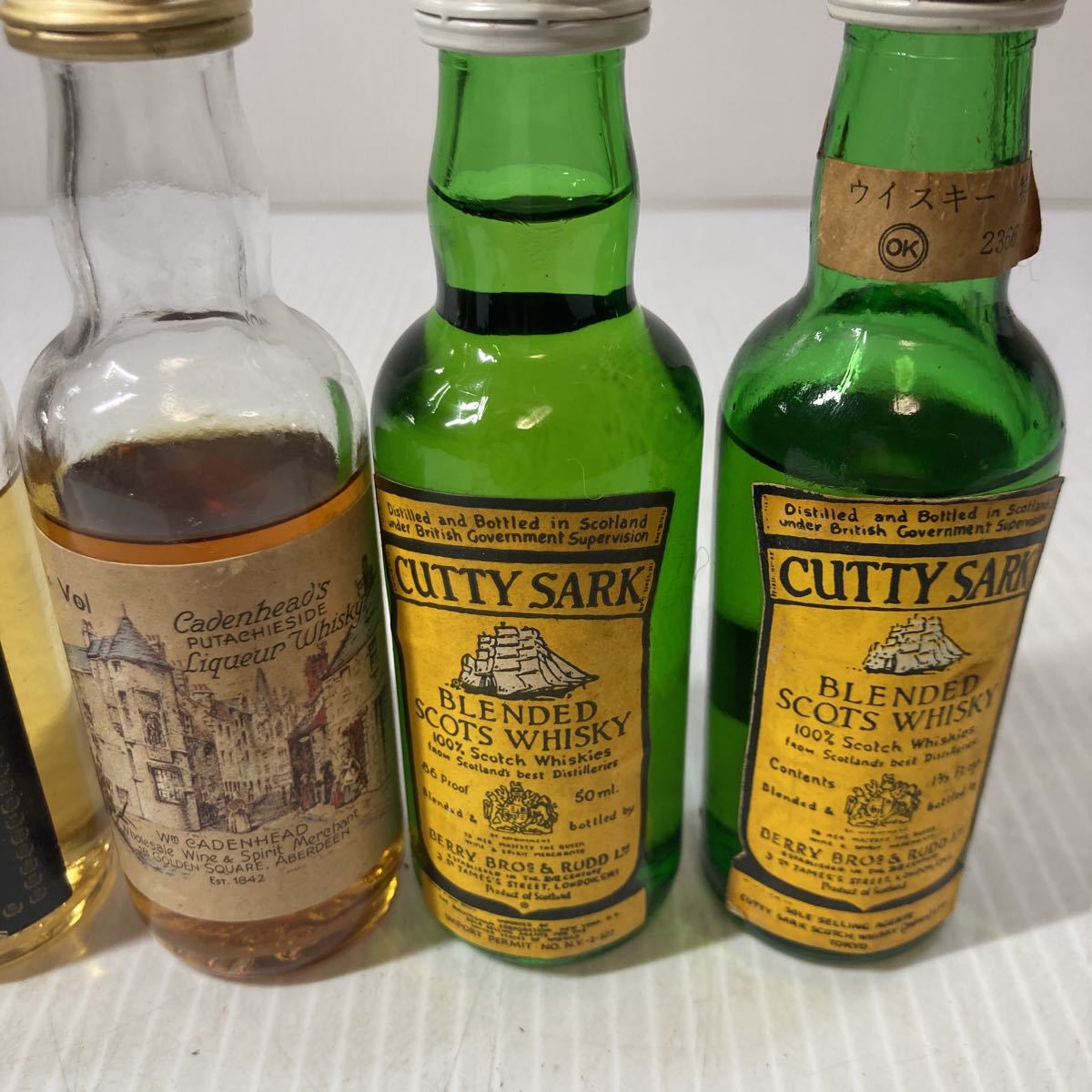 古酒 ウイスキー ミニボトル ミニチュアボトル 5本セット WHISKY