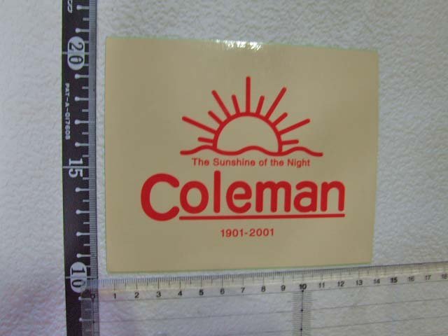 Coleman/ Coleman / sticker / seal / * Yahoo! shopping store / rare thing association *. beautiful . also large amount exhibiting!