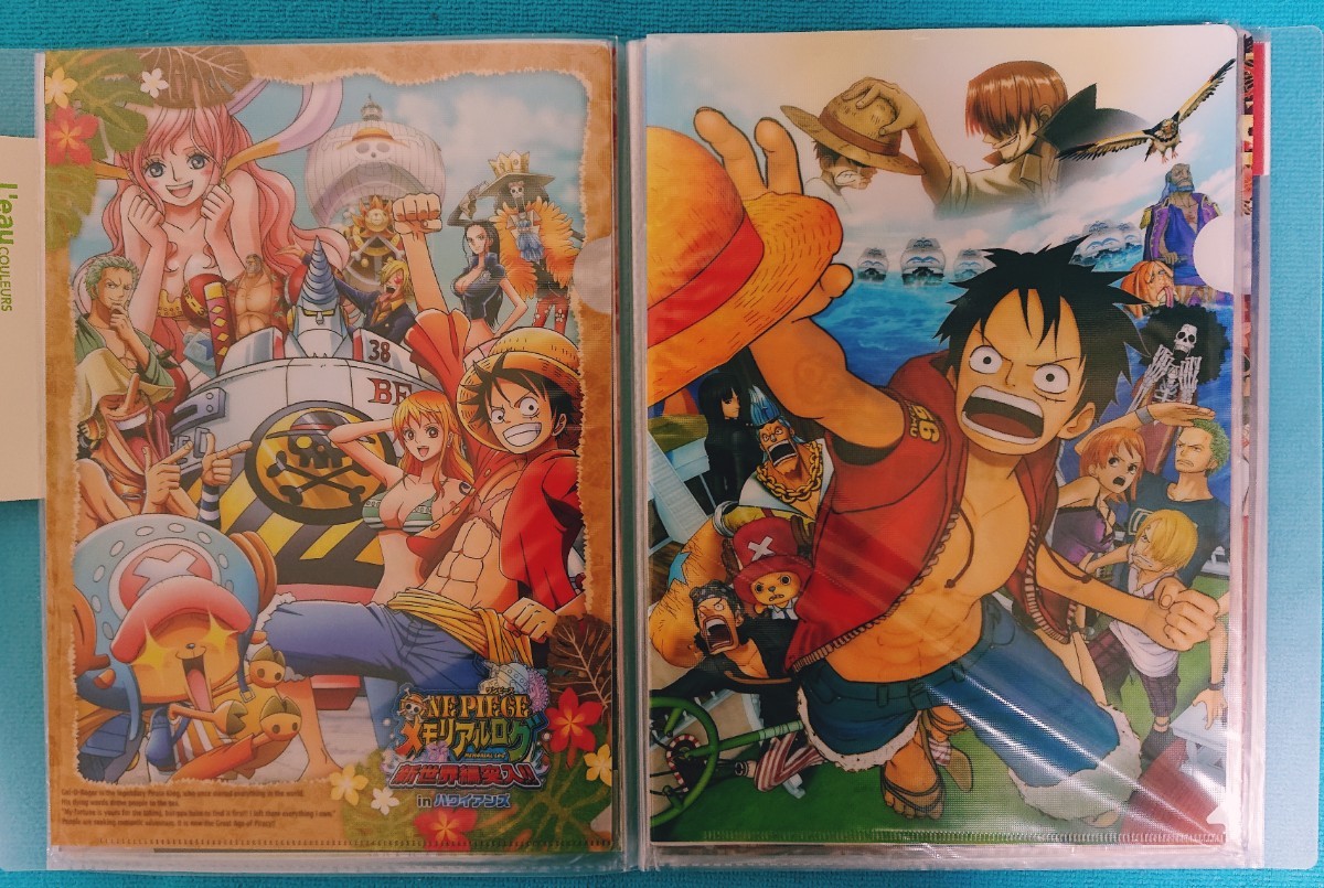 保管フォルダー付き ワンピース ONE PIECE クリアファイル⑥ 麦わら