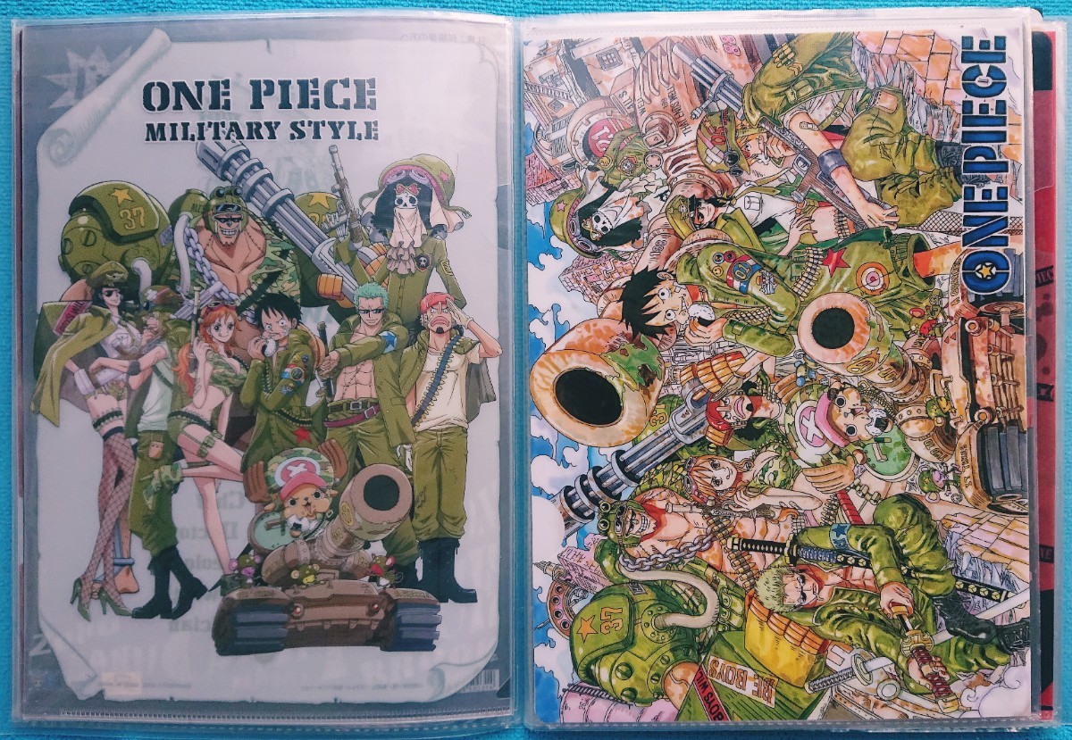 ◆保管フォルダー付き◆ワンピース　ONE PIECE　クリアファイル　まとめ売り⑬　レア　麦わら一味_画像3