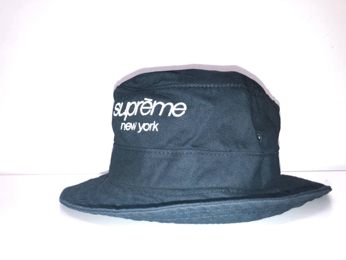 8829】☆美品☆ Supreme シュプリーム バケットハット ブラック 黒