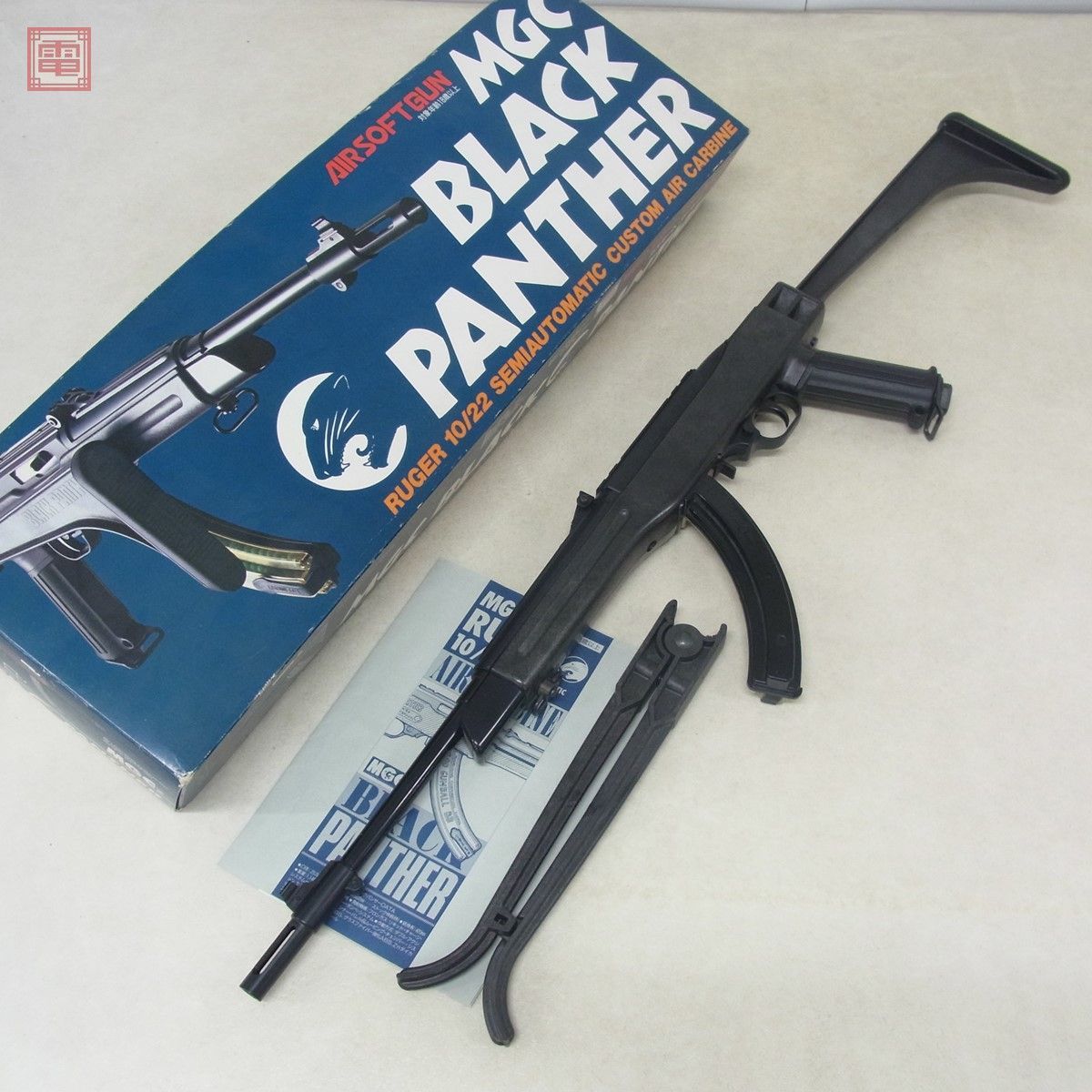 Yahoo!オークション - MGC ガスガン ルガー ブラックパンサー BLACK P...