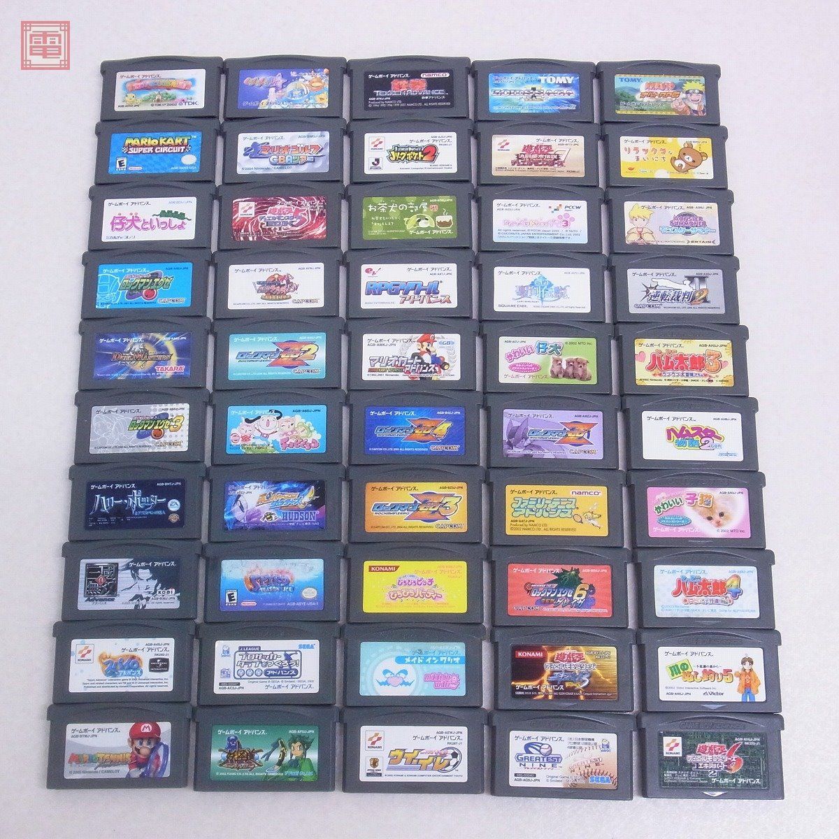 GBA ゲームボーイアドバンス ロックマンエグゼ/鉄拳アドバンス/マリオ