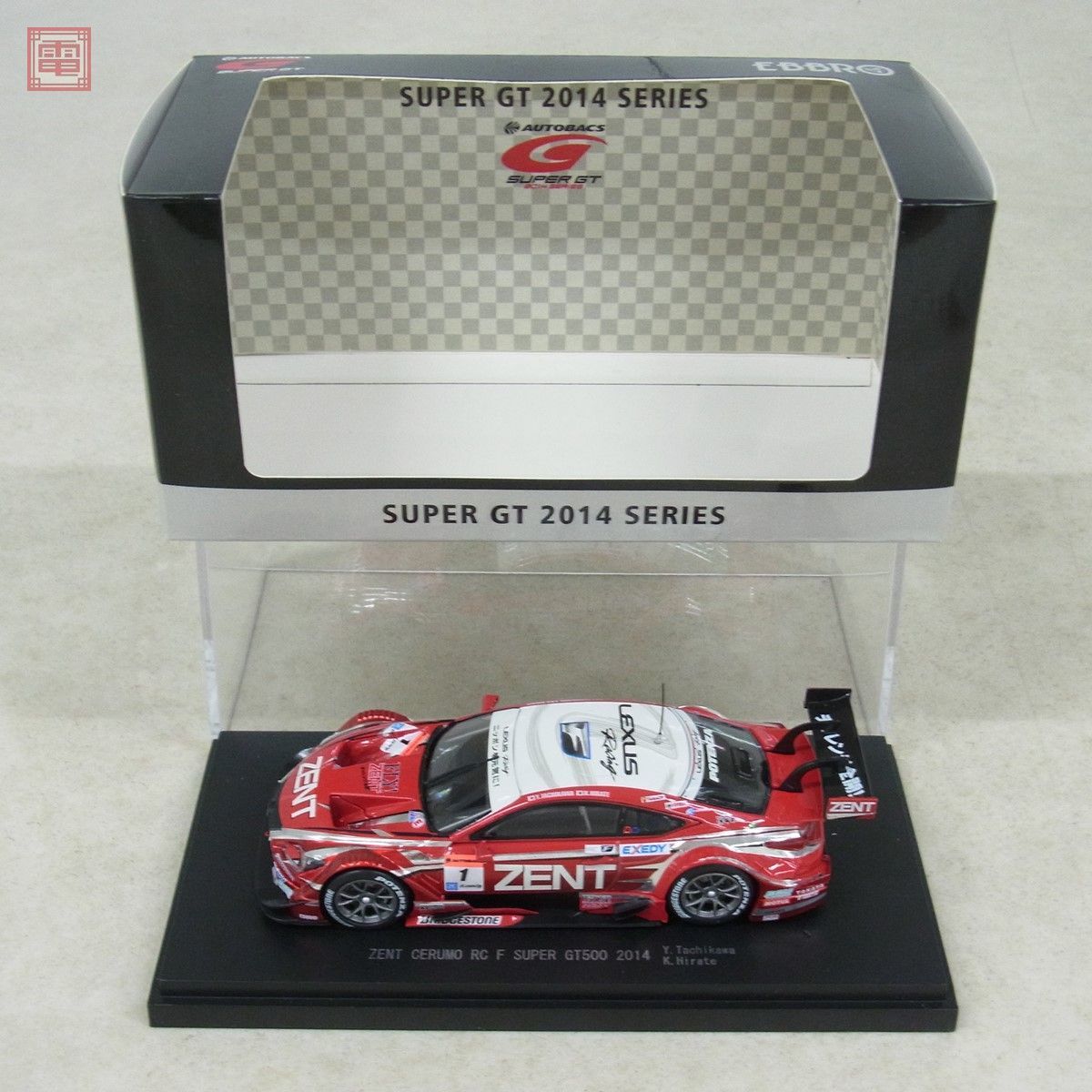 エブロ 1/43 ゼント セルモ RC F スーパーGT500 2014 #1 45066 EBBRO