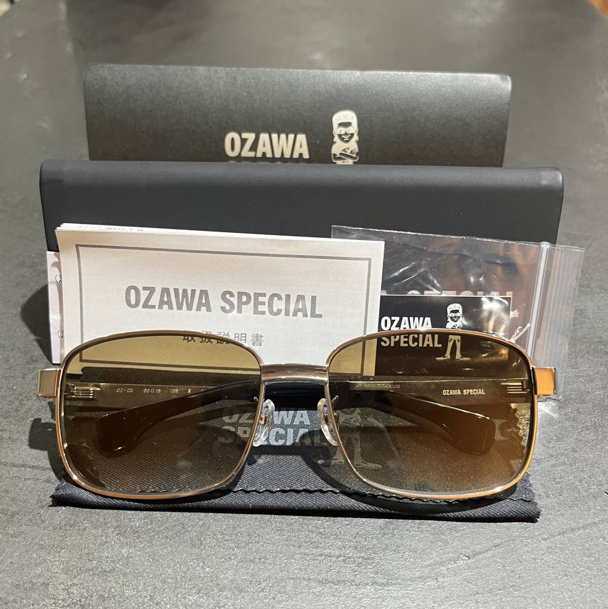 ○ OZAWA SPECIAL 小沢スペシャル oz-03 サングラス 小沢仁志 999.9