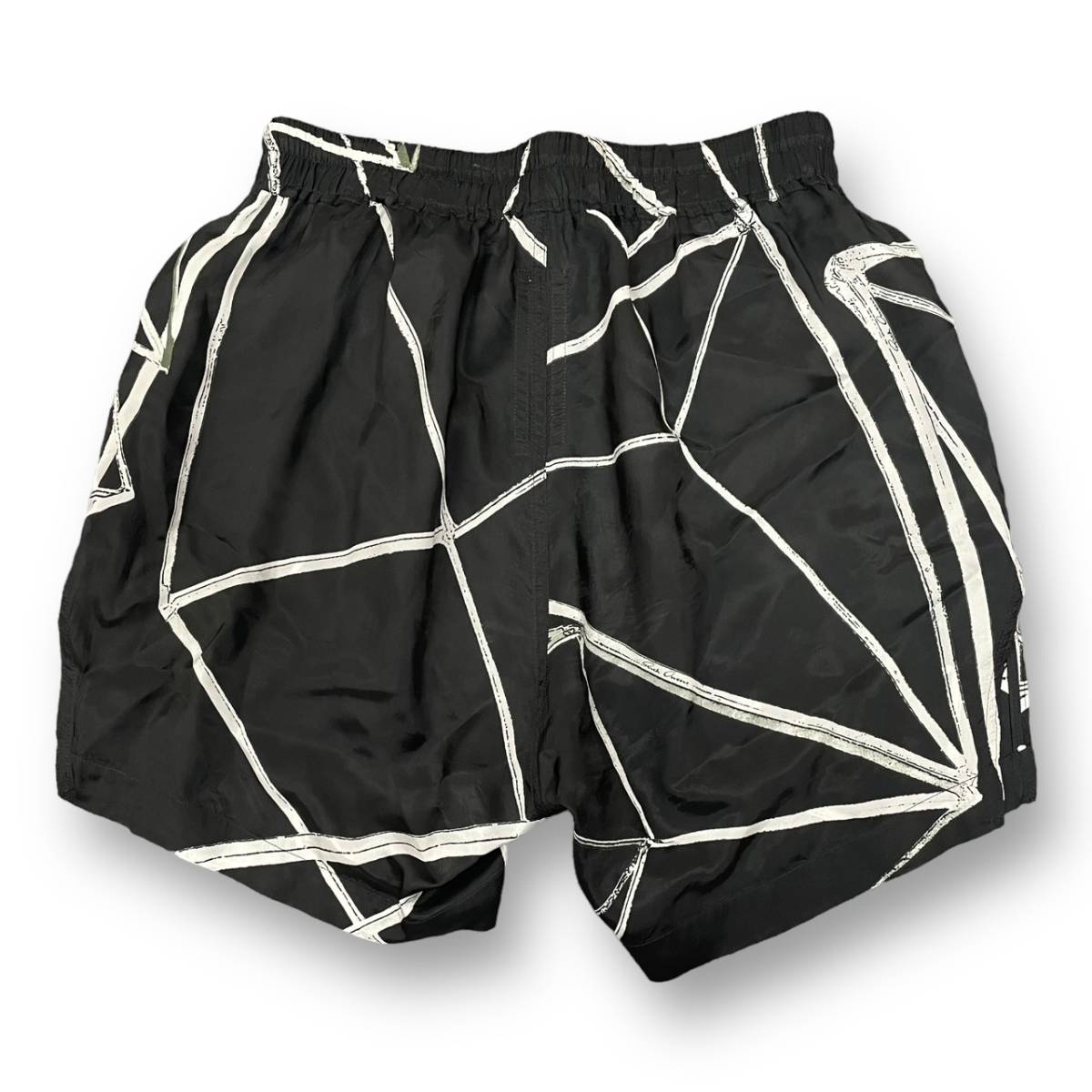 国内正規 ○ RICK OWENS BELA BOXERS IN LIGHT CUPRO キュプラ ジップ ボクサー イージー ハーフパンツ ショーツ  リックオウエンス 48