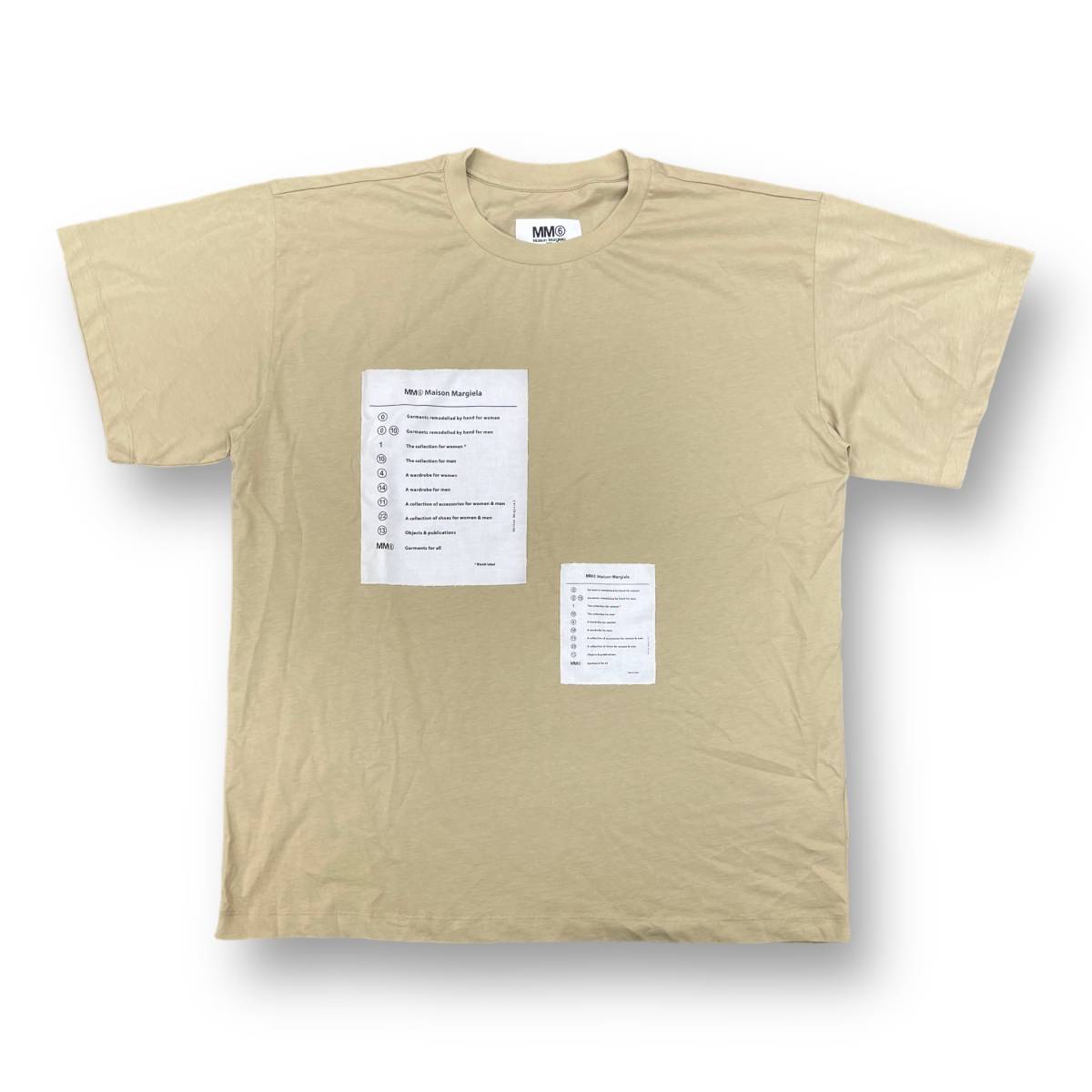 超美品の オーバーサイズ 22AW Margiela Maison MM6 ● 国内正規 定価22880円 パッチ S メゾンマルジェラ S24312 S52GC0245 Tシャツ 半袖Tシャツ 超美品の オーバーサイズ 22AW Margiela Maison MM6 ● 国内正規 定価22880円 パッチ S メゾンマルジェラ S24312 S52GC0245 Tシャツ 半袖Tシャツ