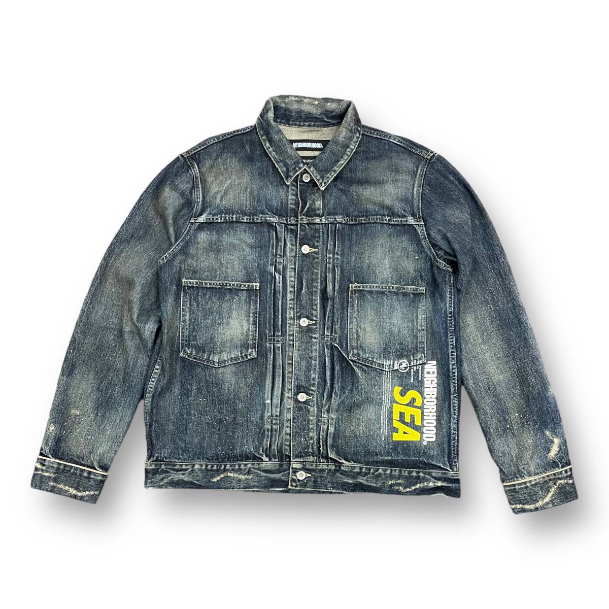 美品○ NEIGHBORHOOD WIND AND SEA 20SS NHWDS C-JKT 201XBWSN-JKM01S