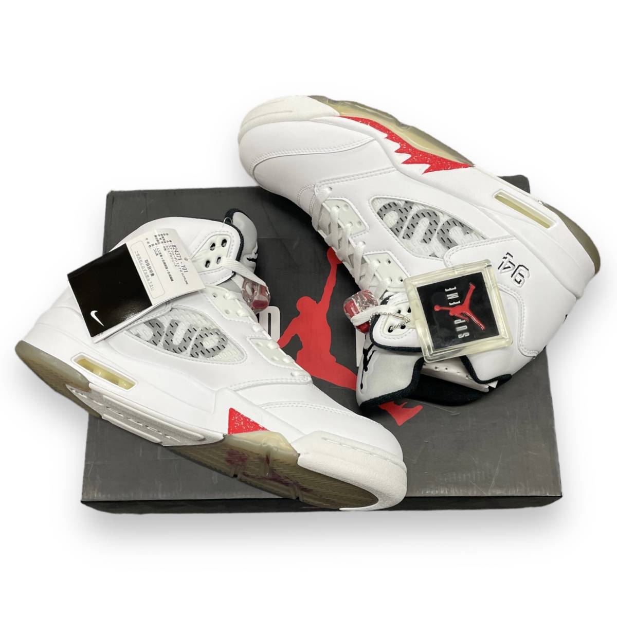 国内正規 新品 ○ SUPREME NIKE 15AW AIR JORDAN 5 RETRO 824371-101