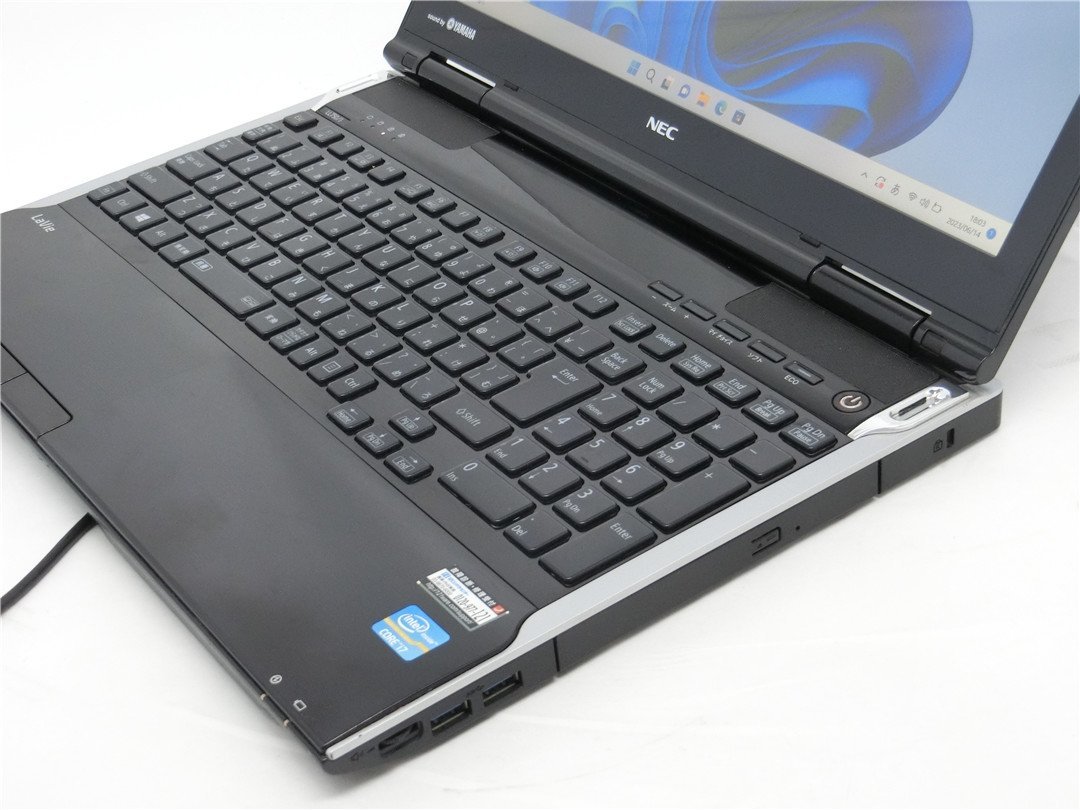 カメラ内蔵/中古/15.6型タッチパネルノートPC/Windows11Pro/新品SSD512/8GB/3世代i7/NEC LL750/J  新品無線マウス/office/HDMI/無線WIFI