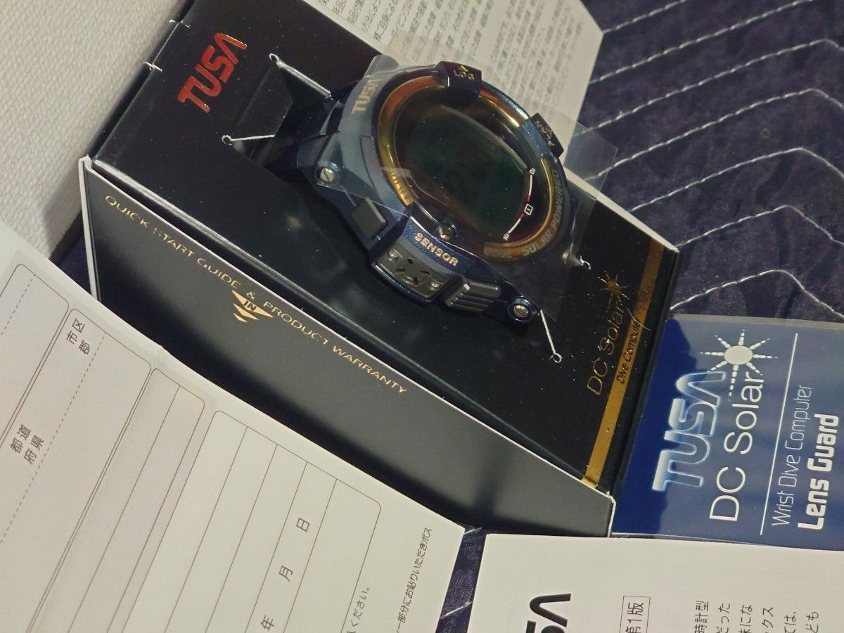 新品 TUSA ダイブコンピューター DC Solar LINK IQ1204 NBG ネイビー