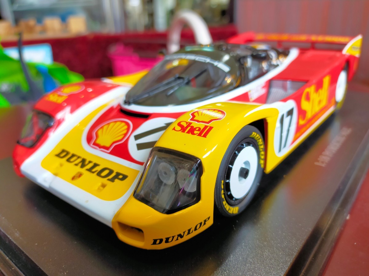 ☆日本の職人技☆ 1/18 #17 ポルシェ962C レーシングカー - ziashel.com