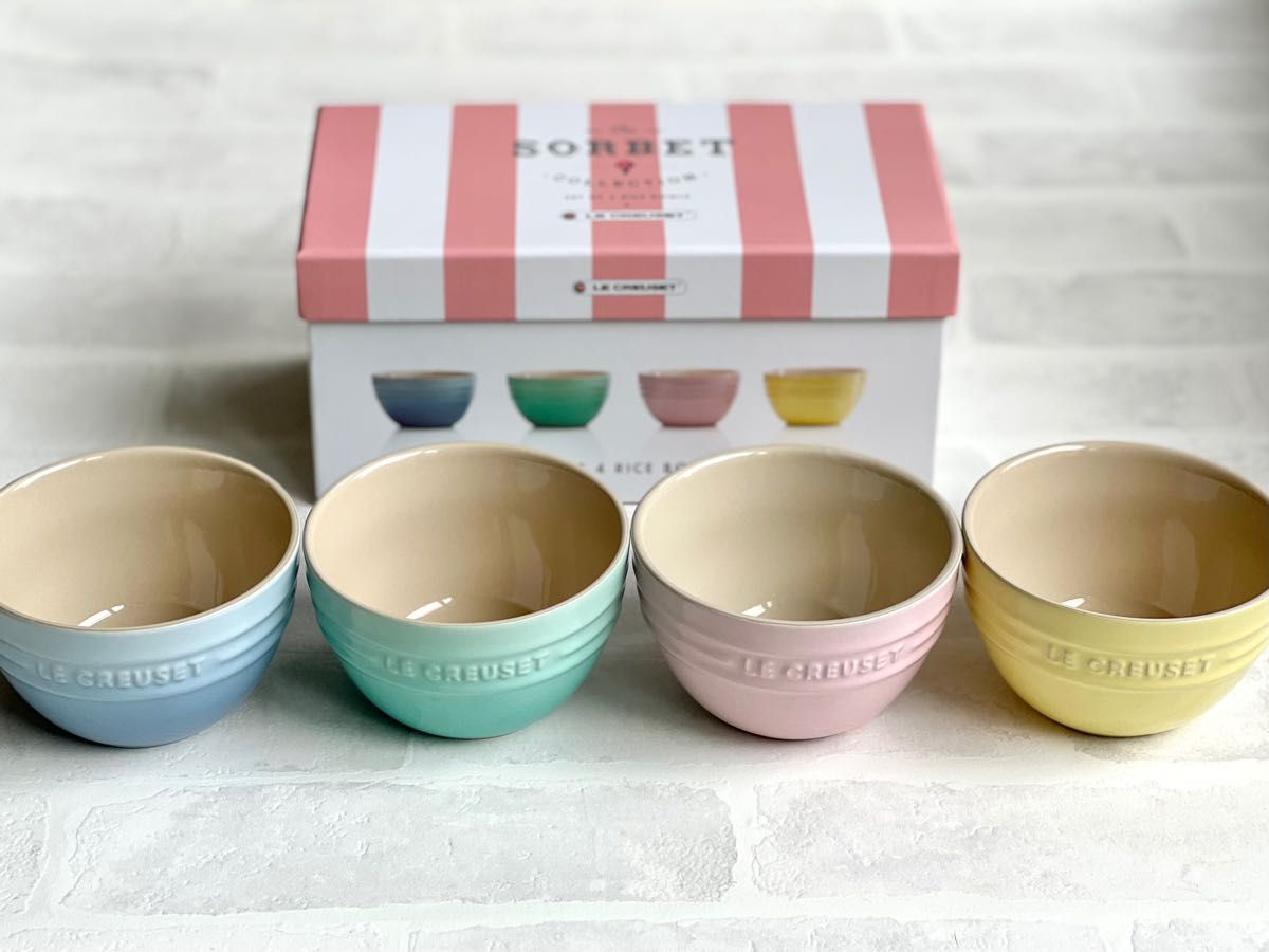 LE CREUSET ルクルーゼ ライスボールS 4個セット ソルベ|Yahoo LE CREUSET ルクルーゼ ライスボールS 4個セット ソルベ|Yahoo