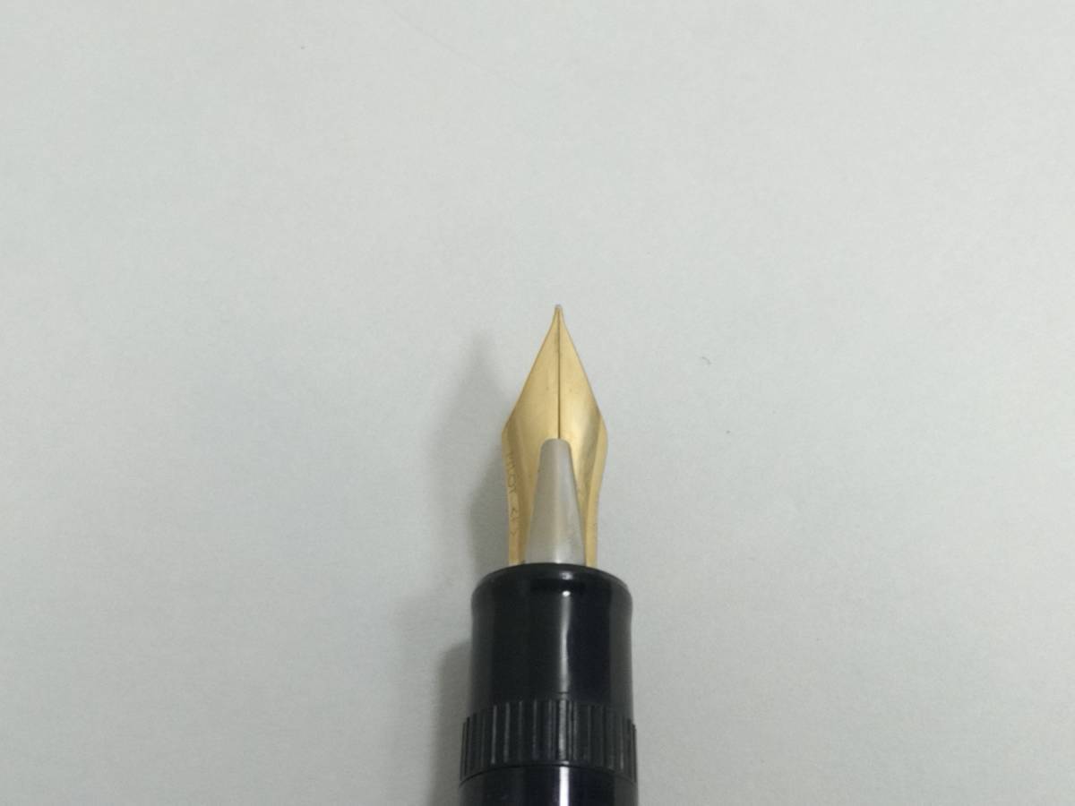 【パケ無料】極希少レア 美品 PILOT パイロット 初代 ジャスタス ペン先14K 585 万年筆 筆記用具 ステーショナリー [o1060]