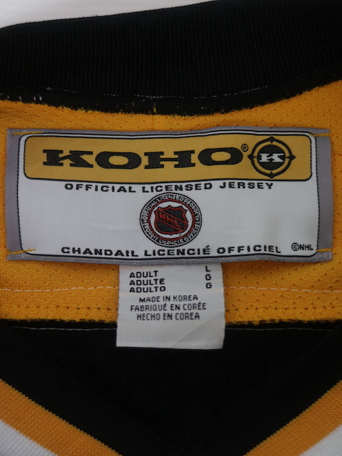 00s KOHO NHL ボストン・ブルーインズ ホッケー シャツ(メンズ L)ナショナルホッケーリーグ ゲームシャツ_画像10