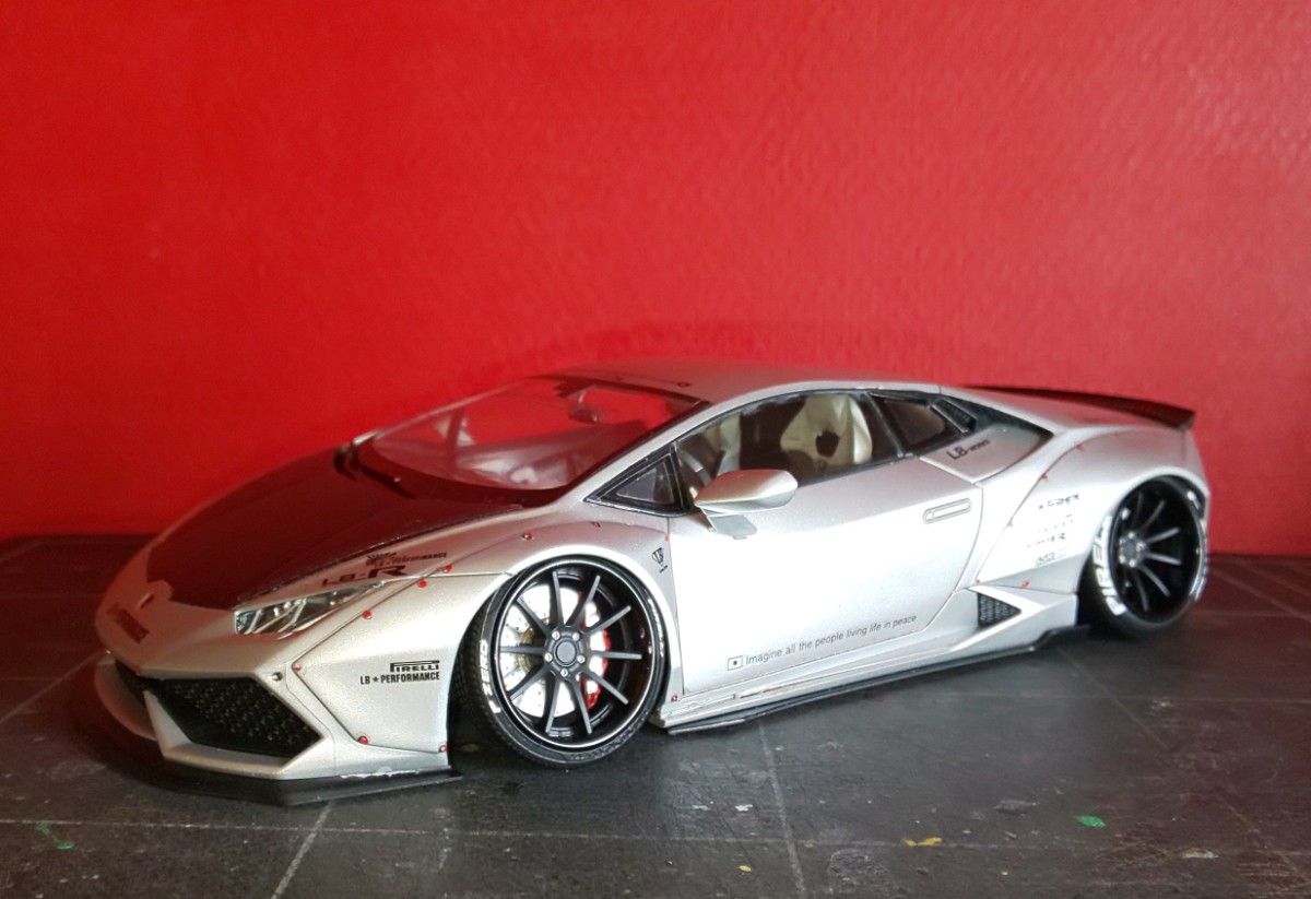 LBWK Lamborghini HURACAN ランボルギーニ ウラカン 1/24 Ver.シルバー完成品